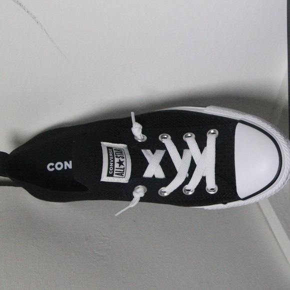 Converse Black All Star Shoreline Knit Slip Ons - Picture 7 of 7